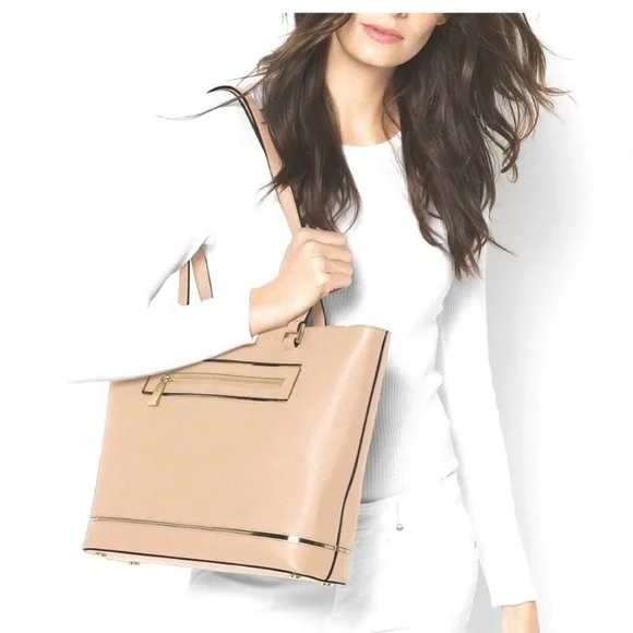 Michael Michael Kors Frame Out Item Large North South Tote NWT